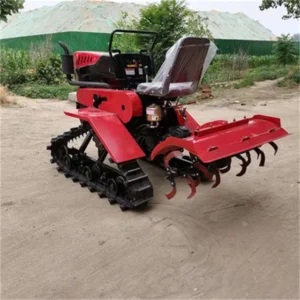 Agricultural Tools Garden Orchard Micro Tillage Machine Diesel Power Rotary Tiller Crawler Cultivator