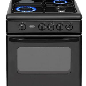 Defy 4 Plate Gas Electric Stove DGS178 Black