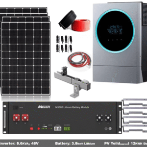 Mecer 5.6KVA Hybrid Lithium Solar Power PV kit