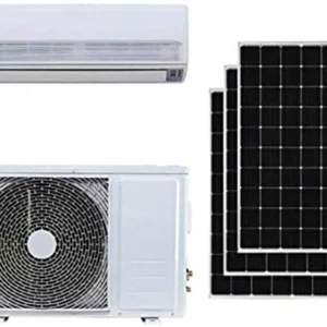 Jntech 12000BTU Solar ACDC Inverter Ductless Mini Split Air Conditioner with Heater
