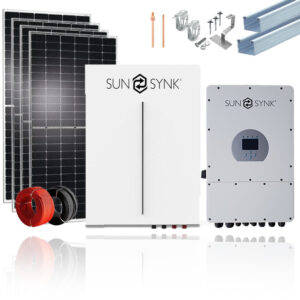 5kw Sunsynk solar power kit & 5kw lifepo4  battery & accessories