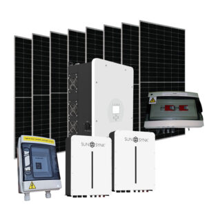 Off grid SunSynk 5kW 10.24kWh 51.2V Self Consumption Solar Power