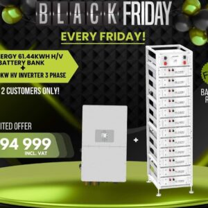 Deal: 50KW DEYE and 61.44KWH GSL ENERGY SOLAR PACK