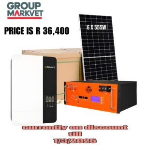 Discount: 5kW Growatt kit with 5.1kw Revov lifepo4 battery