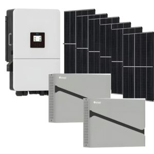 Deye 8KW deye solar power kit  with Shoto lifepo4 Batteries combo